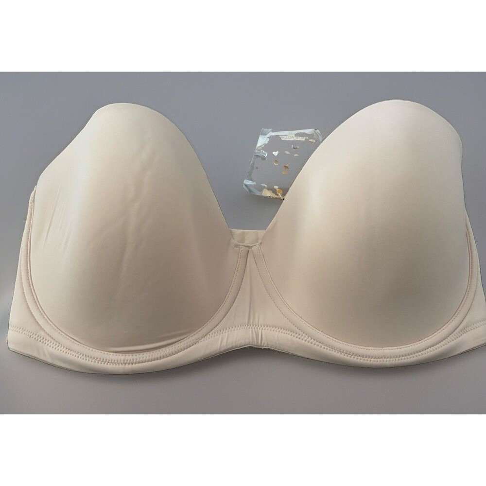 NWT Delimira Strapless Contoured Cups Bra 40G Beige